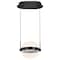 Nuvo Arvada, 8 Inch LED Pendant, Matte Black, Silk Screened Acrylic Lens 62/2031 - alternate 6